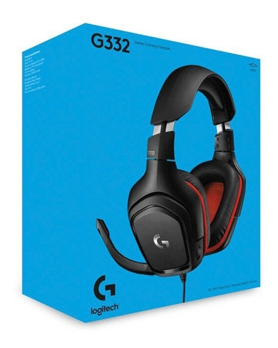 Diadema Gamer Logitech G332, Estéreo Para Pc, Ps4, Xbox One