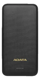 Adata T10000, Cargador Power Bank 10000mah Ultra Slim, Negro