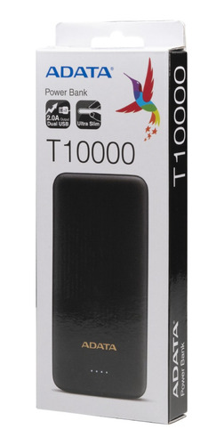 Cargador Portátil Compacto Power Bank 10000mah, Adata T10000